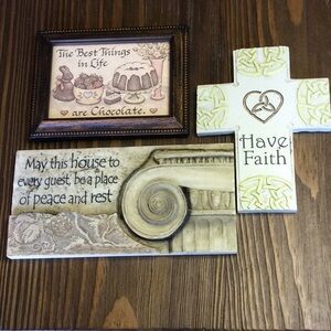 FINAL SALE PRICE 3 Piece Small Wall Art